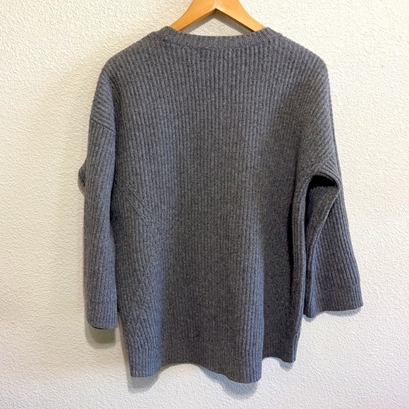 Madewell Grey 100% Merino Wool Sweater - Picture 2 of 9